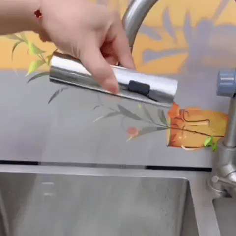 Adiós a las salpicaduras: Grifo flexible de lujo 3 en 1